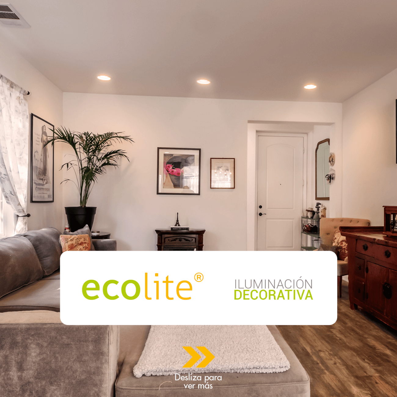 Ecolite: Bala para gu10 recesada