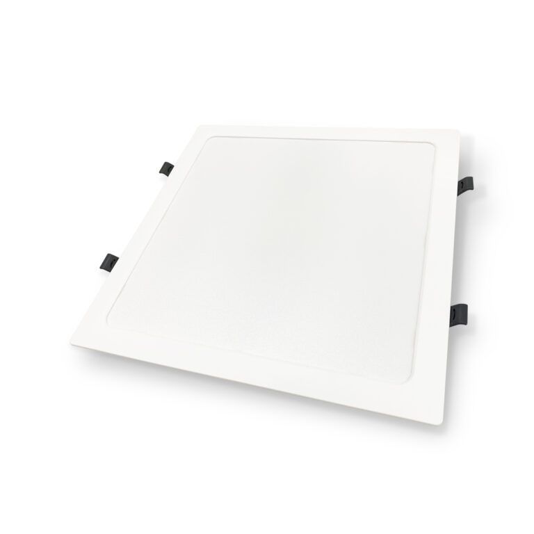 Panel LED back light cuadrado 24W de incrustar – Iluminación eficiente y moderna.