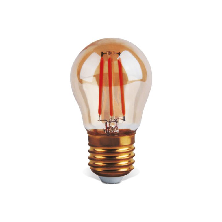 Ecolite S.A.S - Bombillo vintage de fuente led g45 tipo ping pong para enroscar (rosca:e27) ving452w