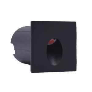 Aplique LED 3W de incrustar, diseño resistente.