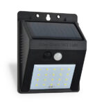 Aplique Solar LED para exterior con sensor de movimiento