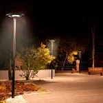 Farol solar LED exterior para jardín sin conexiones eléctricas