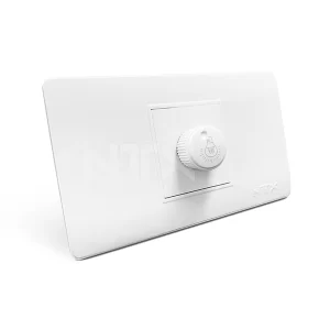 Interruptor de luz LED blanco Novatronix, interruptor de pared con control de intensidad de iluminación