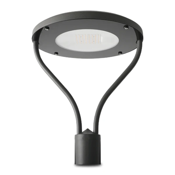 Luminaria LED para parques de 60W con protección IP66 e iluminación para exteriores.