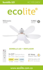 Bombillo ventilador
