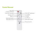 Bombillo ventilador de techo