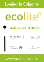colgante led