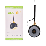 lampara led circular colgante