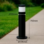 Poste para bombillo E27 con difusor de policarbonato PST11E - Imagen 3