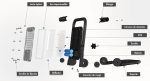 Reflector led recargable