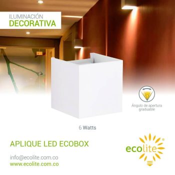 Ecolite: Aplique LED ecobox