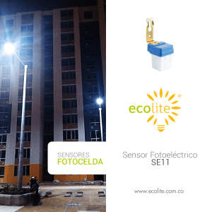 Sensor Fotocelda - Ecolite